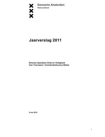 Jaarverslag 2011 CoÃ¶rdinatiebureau Bibob Amsterdam