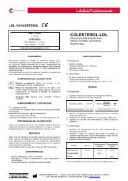 COLESTEROL-LDL - Linear