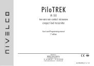PiloTREK W-100 - Nivelco Process Control Co., Inc.