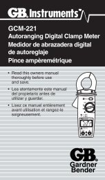 Analog Multitester - Gardner Bender