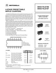 4-STAGE PRESETTABLE RIPPLE COUNTERS SN54/74LS196 ...