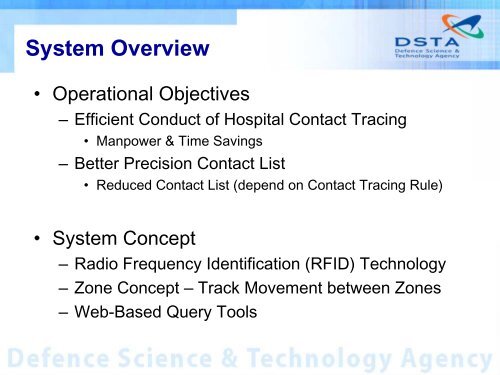 System-level Interface Description (SV-1) - National RFID Centre