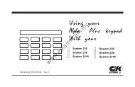 C&K Systems 238 2316 User Guide - Ealarm.com.my