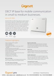 Siemens Gigaset n510 IP Pro Base station (PDF)