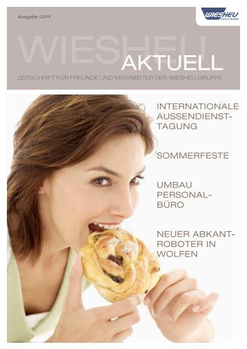 WIESHEU Aktuell 3 2011 - Wiesheu GmbH