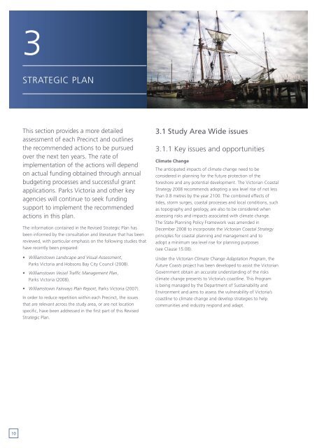 Williamstown Foreshore Strategic Plan 2010 - Parks Victoria