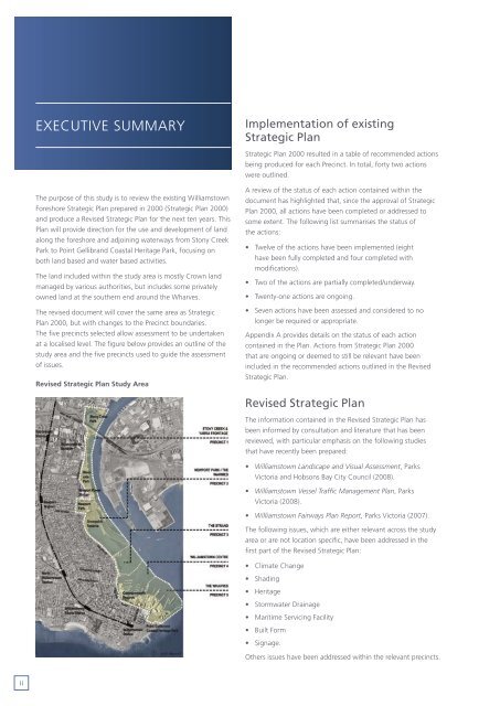 Williamstown Foreshore Strategic Plan 2010 - Parks Victoria