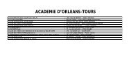 ACADEMIE D'ORLEANS-TOURS - Aflyht