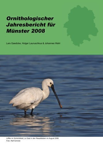 Ornithologischer Jahresbericht für Münster 2008 - MSOrni