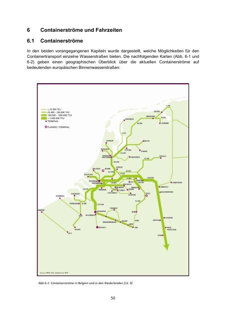 Eignung der Binnenwasserstraßen für den Containertransport - VBW