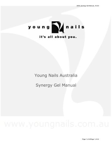 Young Nails Australia Synergy Gel Manual