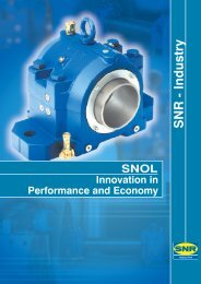 SNOL oil-lubricated plummer block for rolling bearings