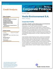 Yield Alpha Fund - Veolia Finance - Veolia Environnement