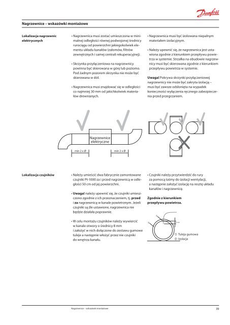 Rekuperacja Danfoss Air - Poradnik Instalatora