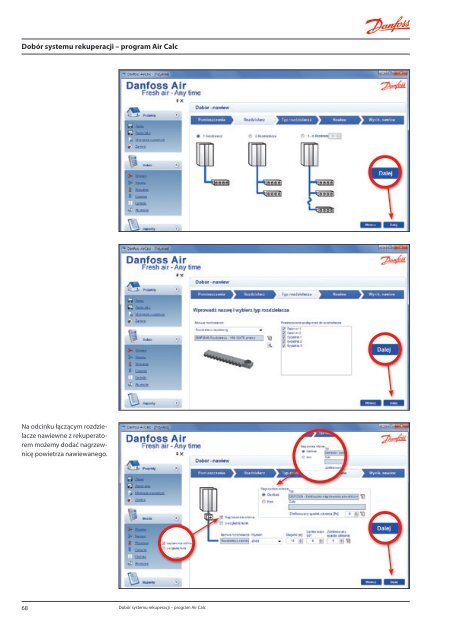 Rekuperacja Danfoss Air - Poradnik Instalatora
