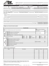 MODULO RAPPORTO INTERVENTO - Rhoss