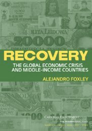 Recovery: The Global Financial Crisis and Middle-Income Countries