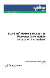 SLO-SYN - Motor Systems, Inc.
