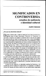 SIGNIFICADOS EN CONTROVERSIA - Estudios sobre las Culturas ...