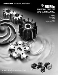 INDUSTRIAL PRODUCTS 2012 LIST PRICE GUIDE - SHURflo ...