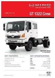 GT 1322 Crew - Hino