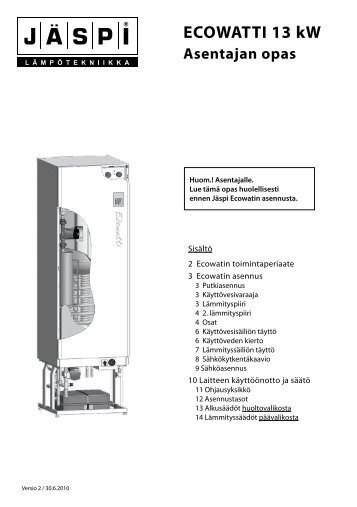 ECOWATTI 13 kW - Kaukora