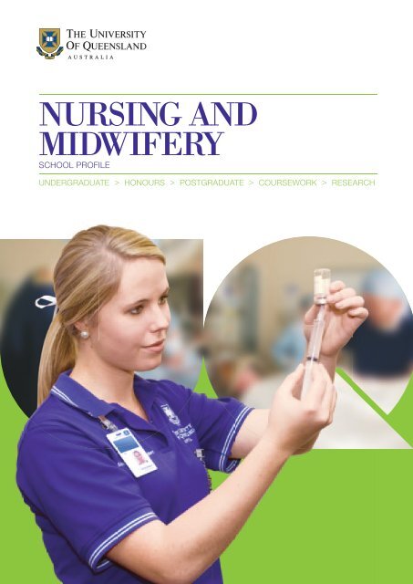 NURSING AND MIDWIFERY - University of Queensland