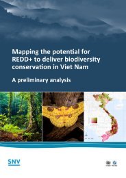 Mapping the potential for REDD+ to deliver ... - REDD - VietNam