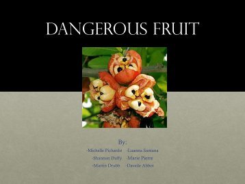 Dangerous Fruit