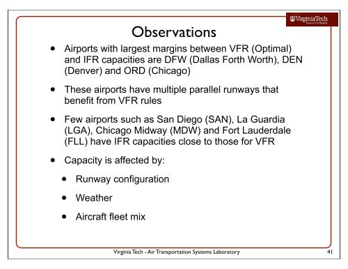 3 Runway Capacity Example - Air Transportation Systems Laboratory