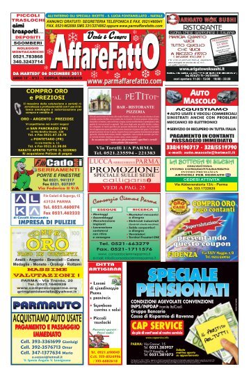 ACQUISTIAMO AUTO USATE - Affare Fatto Parma