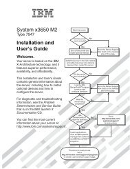 System x3650 M2 Type 7947: Installation and User ... - IBM Quicklinks