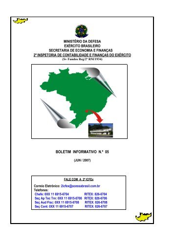 BOLETIM INFORMATIVO N.Âº 05 - 2Âª ICFEx