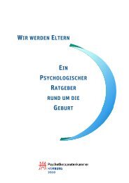 wir werden eltern - Psychotherapeutenkammer Hamburg