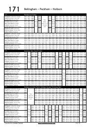 171 timetable - London Bus Routes