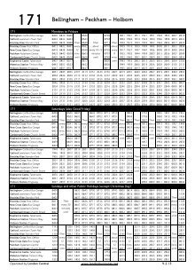 170 Bus Route Timetable 170 Free Magazines From Londonbusroutes.net