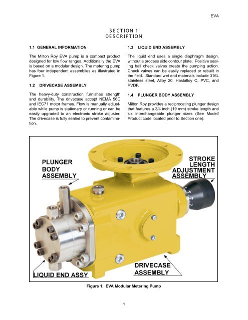 EVA Series Installation Operation and Maintenance Manual