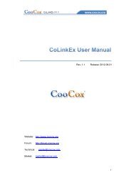 CoLinkEx_V1.1 User Manual - CooCox