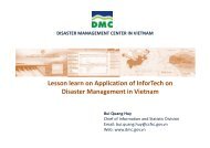 Disaster Management System in Vietnam