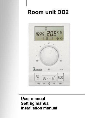 Room unit DD2 - Seltron controllers