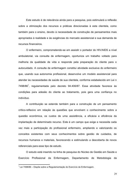 AVALIAÇÃO DE CUSTOS EM SAÚDE: o custo da adesão ao ... - UFRJ