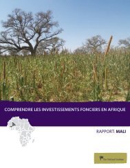 comprendre les investissements fonciers en afrique - Oakland Institute