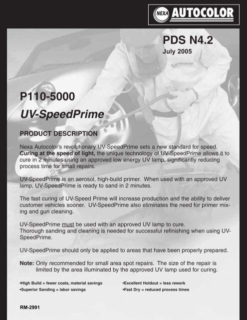 PDS N4.2 P110-5000 UV-SpeedPrime - BAPS