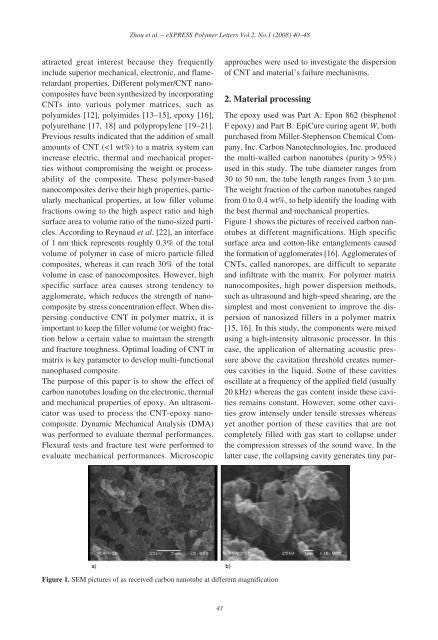 Improvement in electrical, thermal and mechanical properties of ...