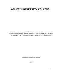 ASHESI UNIVERSITY COLLEGE - Ashesi Institutional Repository ...