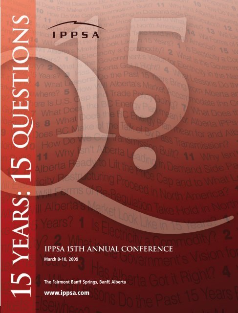IPPSA Conference Brochure - WSPP