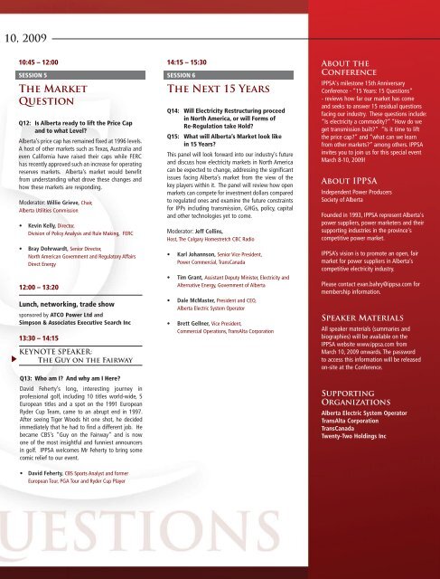 IPPSA Conference Brochure - WSPP