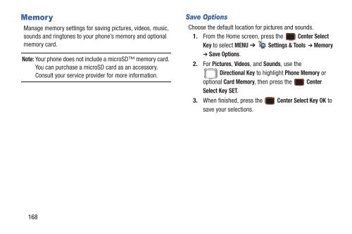 Samsung Intensity III User Manual - Verizon Wireless