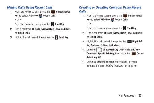 Samsung Intensity III User Manual - Verizon Wireless