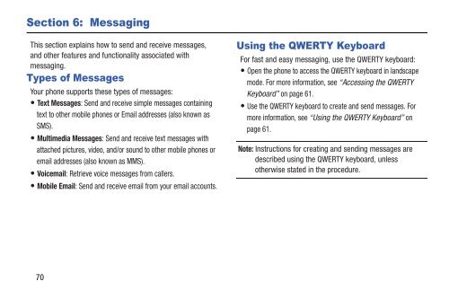 Samsung Intensity III User Manual - Verizon Wireless